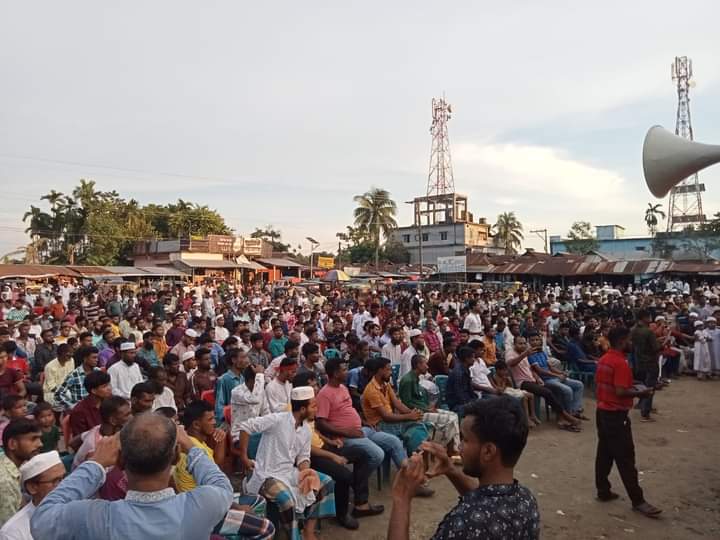 ময়মনসিংহের ফুলপুর উপজেলাধীন ০৯নং বালিয়া ইউনিয়নে বিএনপির আয়োজনে শান্তি সমাবেশ